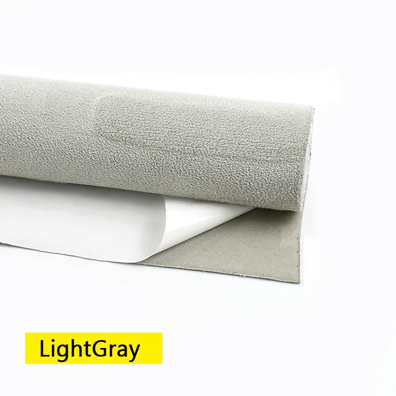 20-100 cm Suède Stoffen voor Auto-interieur Modificatie zelfklevende Splicing Doek DIY Deur Panel Werkbank wrap Sticker