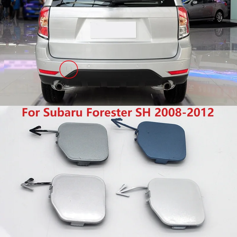 For Subaru Forester SH 2008 2009 2010 2011 2012 Car Rear Bumper Tow Hook Cover Trailer Eye Cap Lid