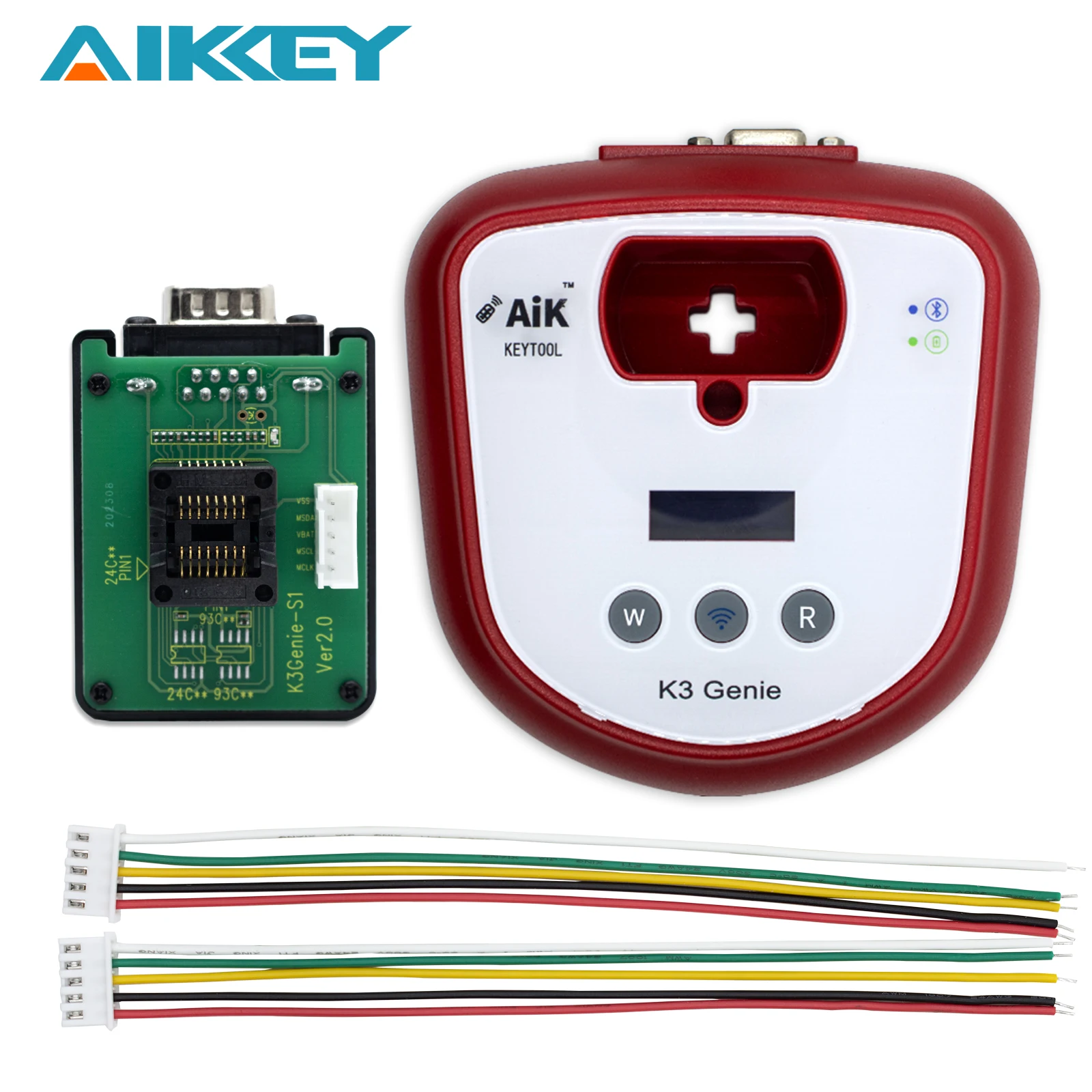 

AIKKEY New K3-Genie Remote Control Key Refresh Tool Special DIY Remote Key Download Data Write