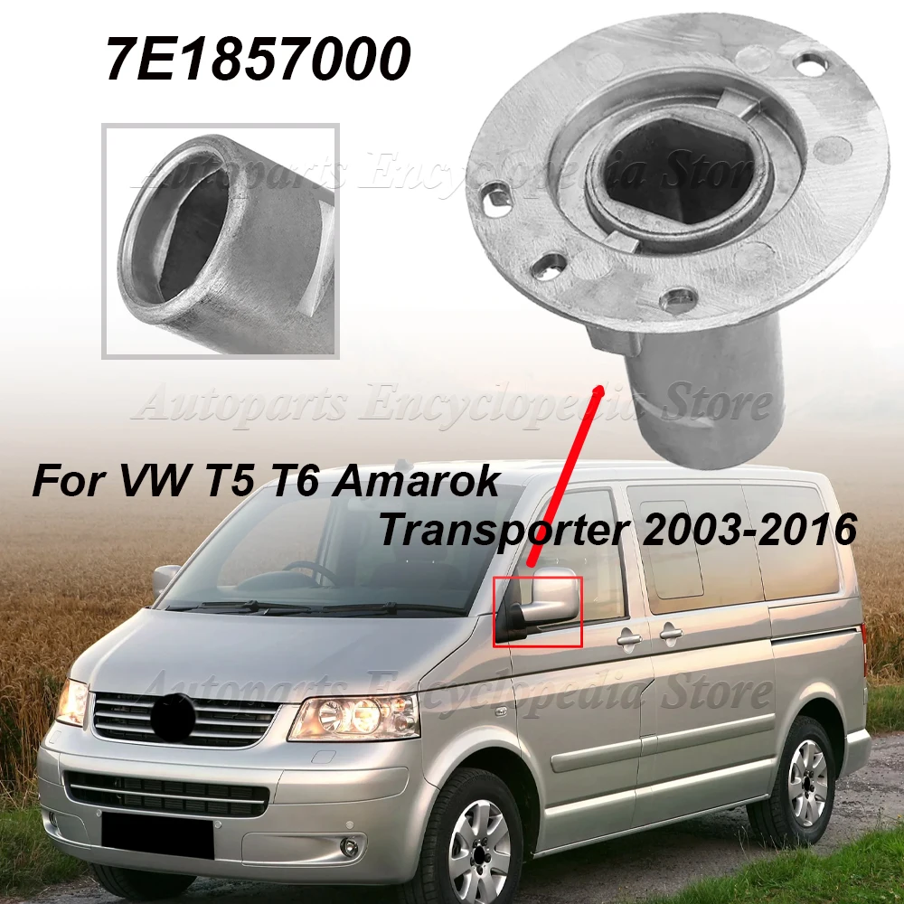 

Gear Bearing Inner Bush L/R New Wing Mirror Bracket 7E1857000 Fit For VW T5 T6 Amarok Transporter 2003-2016