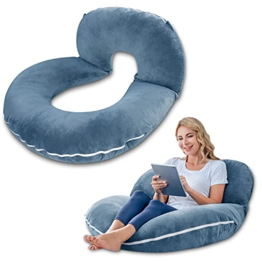 

Reading Pillow, Back Pillow for Sitting in Bed for Reading, Nurse and Relax, Reading Pillow for Adults, Moms and,Sit Up Pillow