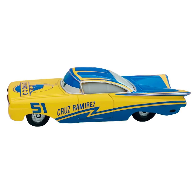 Disney Pixar Cars 3 Yellow Ramone Series Jackson Storm Ramirez 1:55 Odlewany pojazd ze stopu metali Zabawki dla dzieci Chłopiec Prezenty świąteczne