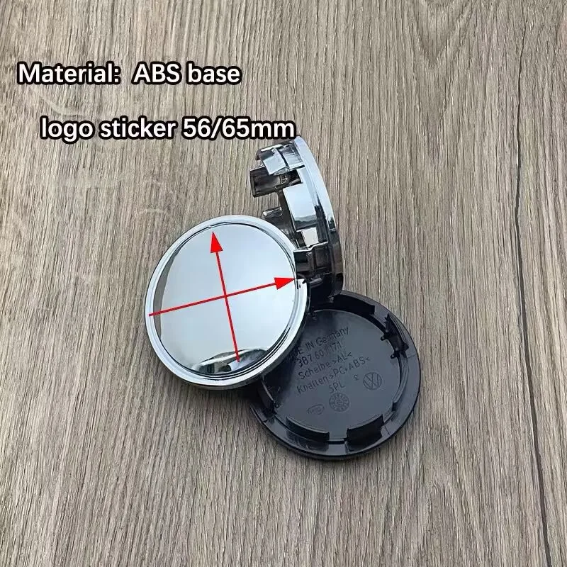 

4pcs Car Blank Wheel Hub Center Caps 65mm Rim Cover Auto No Logo Badge For Touran Beetle Golf Bora Sharan Tiguan Accessories