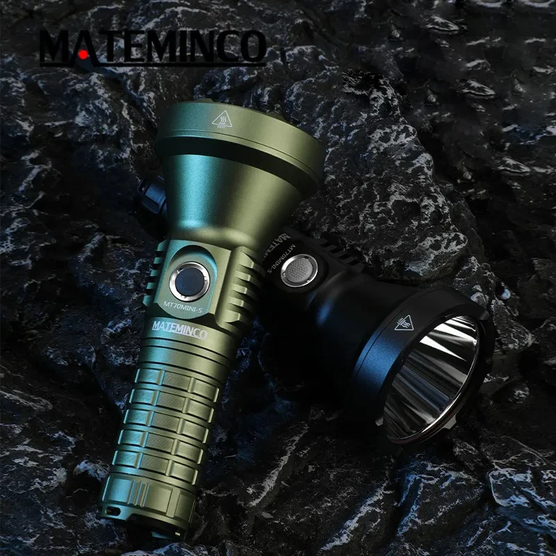 Long Range Throw Light MATEMINCO MT70MINI-S Flashlight Max 3050 Lumen 1280M Torch Lantern With 26650 Li-ion Battery