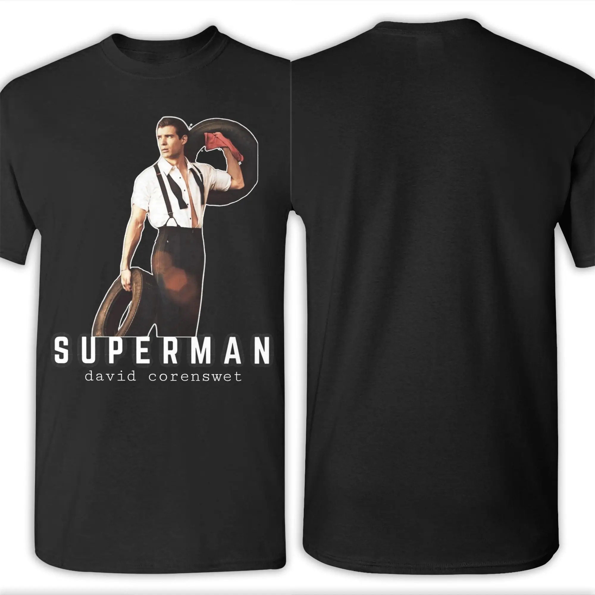Supermans película 2025 David Corenswet ropa Unisex Camiseta de algodón Camiseta estampada de superhéroe ropa