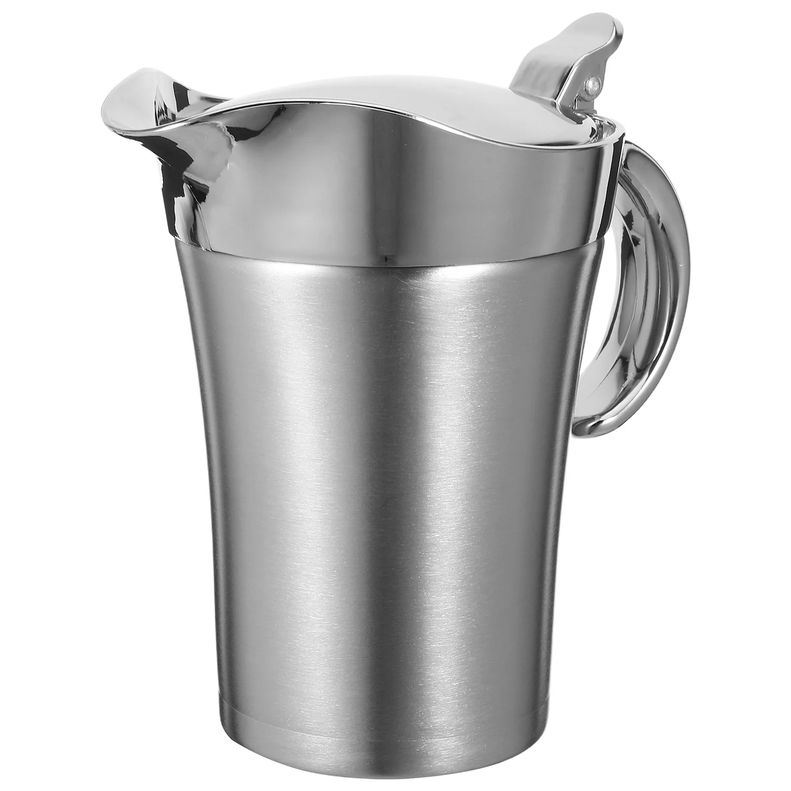 

Insulated Stainless Steel Gravy Jug 750Ml Double Layer Thermal Sauce Pot For Steak Sauces Smooth Pour Spout Drip Free Serving