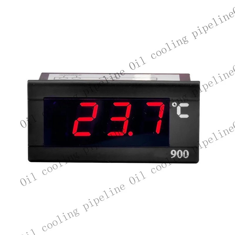 A+ Temperature Sensor Display Unit with ABS Housing Black 64X35mm Panel Size 220V