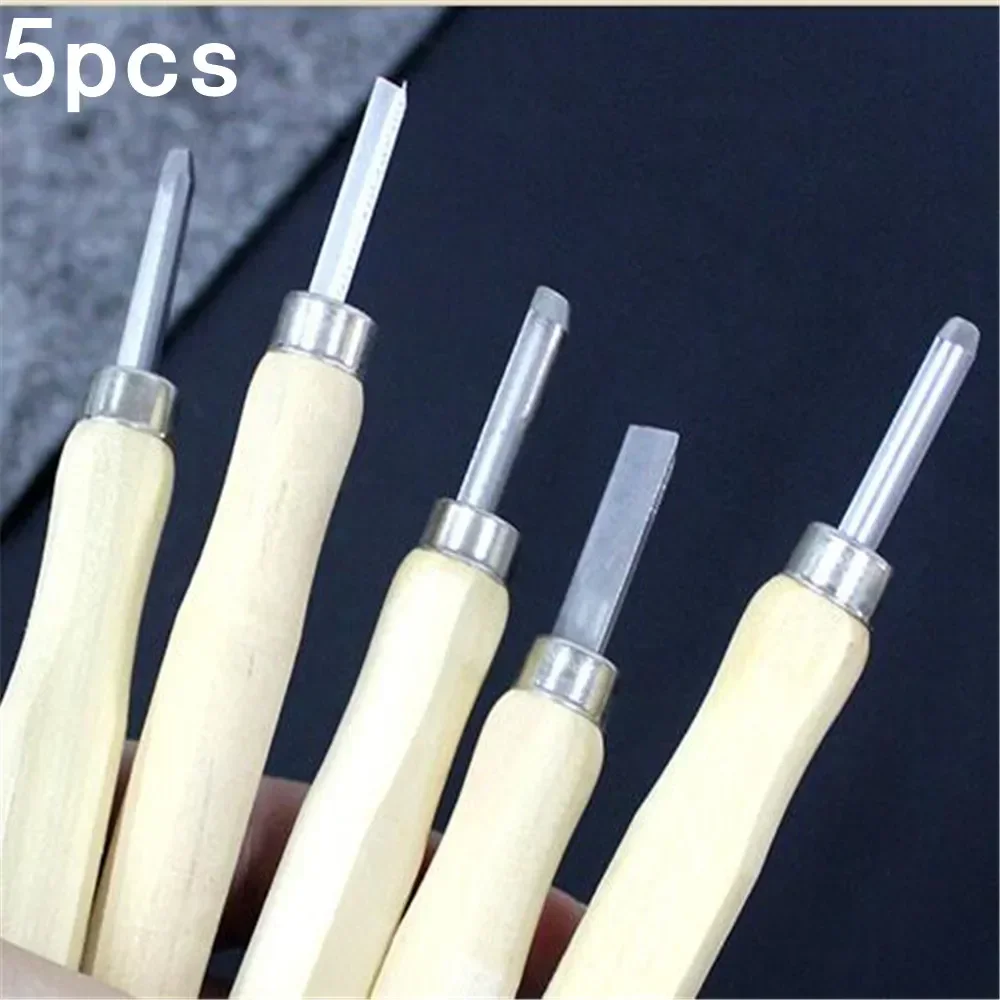 Juego de cuchillos para tallar madera, cuchillo de arte Hecho A Mano, corte de bloques de madera, cuchillo para tallar de goma, herramientas para trabajar la madera