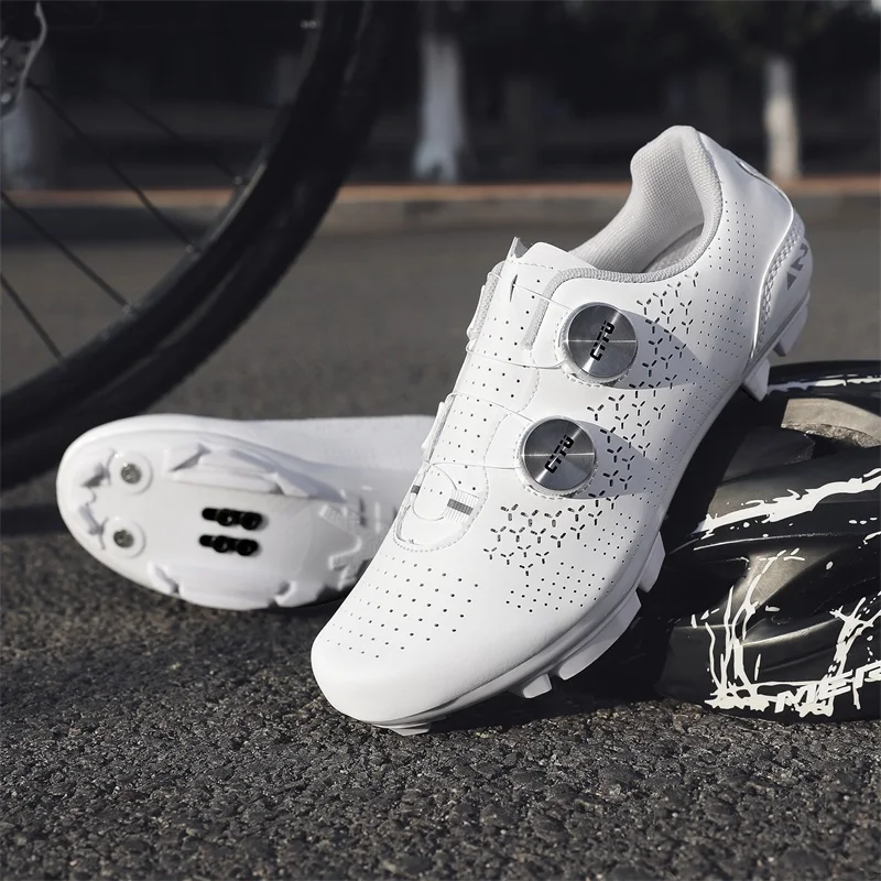 Mtb Cycling Shoes Man Cleats Shoes Flat Pedal Bicycle Shoe Speed Cycling Sneaker Men Mountain Bike Shoe Spd Racing Lock Footwear