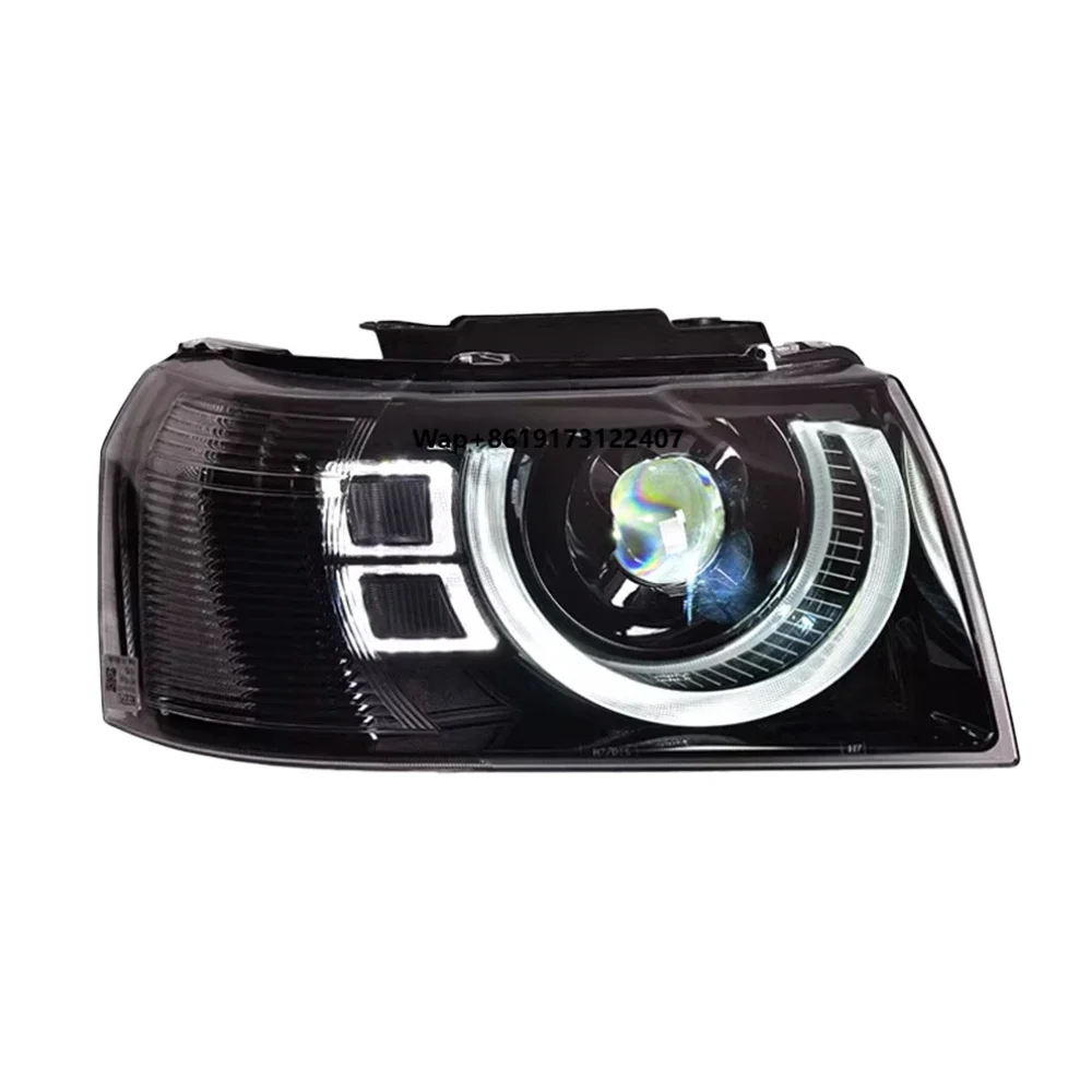 Car Front Lamps for Freelander 2 2007-2012 LED Auto Headlights Assembly Upgrade Bifocal Projector Lens Accessories