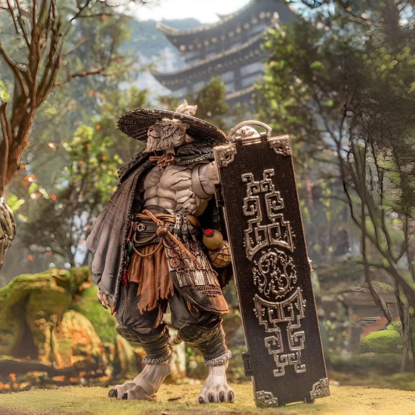 

MAESTRO UNION MU-FP003W 1/12 Weng Tiger 22cm Action Figure Furay Planet Exclusive Color Limite White Tiger Man Collect Model Toy