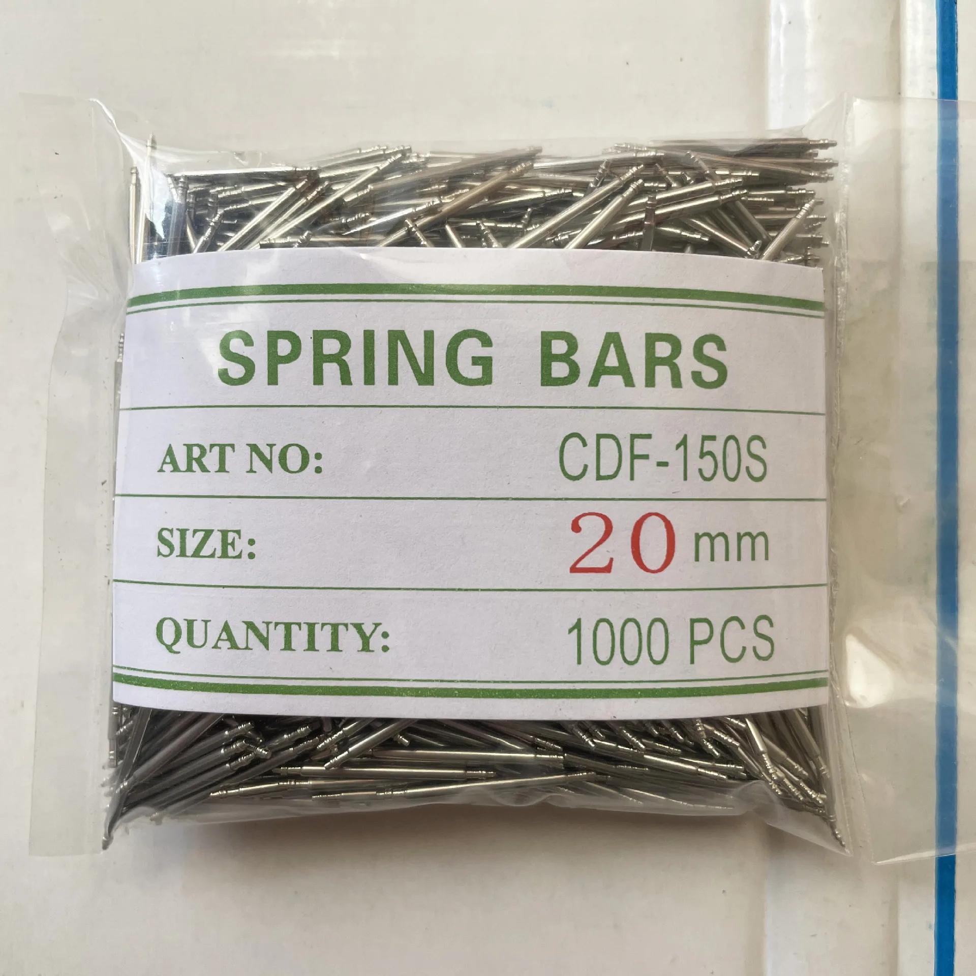 

1000Pcs/Bag Spring Bar Pins Diameter 1.5mm Universal Stainless Steel Watch Band Link Pins Watch Straps Adapter Watch Accessories