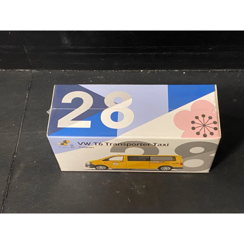 ダイキャスト小型マイクロフィルム TW28 VW T6 トランスポーター台湾タクシー合金車モデルグッズおもちゃギフトお土産ディスプレイ飾り
