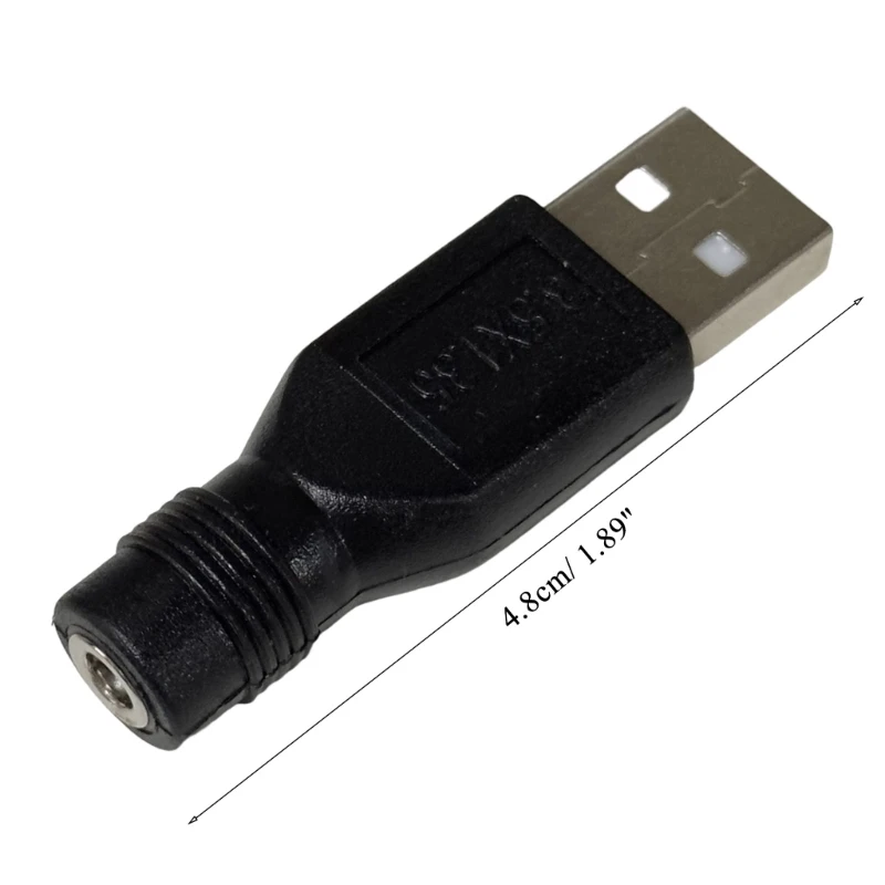 อะแดปเตอร์ USB ชายเป็น หญิงสำหรับ ขนาดเล็กหรือ USB Electronics ชาร์จแจ็ค 4.8 ซม. ชาร์จอุปกรณ์เสริมแปลง