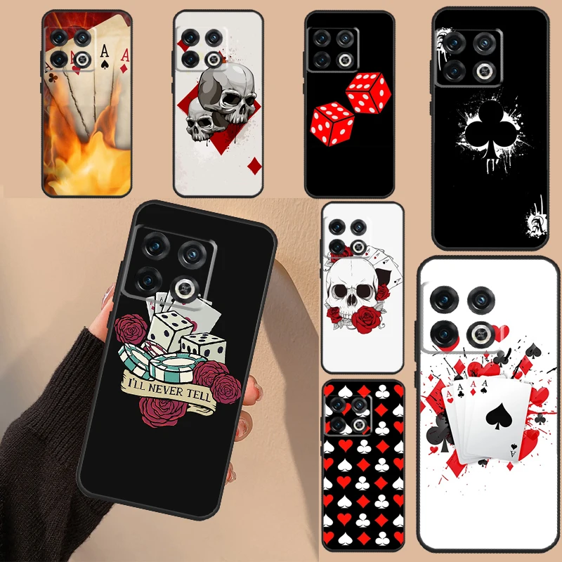 Poker Surreal Aesthetic Art Funda For OnePlus Nord 2 2T CE 3 Lite N10 N20 N30 OnePlus 11 10T 8T 9R 10R 8 9 10 Pro Case