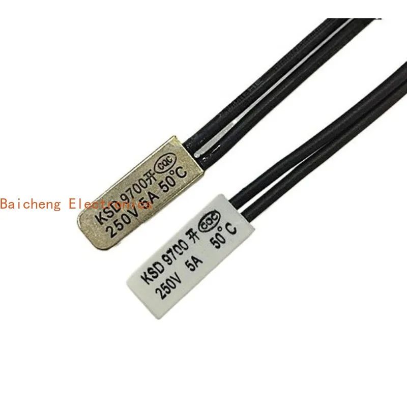 10pcs KSD9700 40-160 ° C normally closed/normally open inlet thermal protector temperature switch