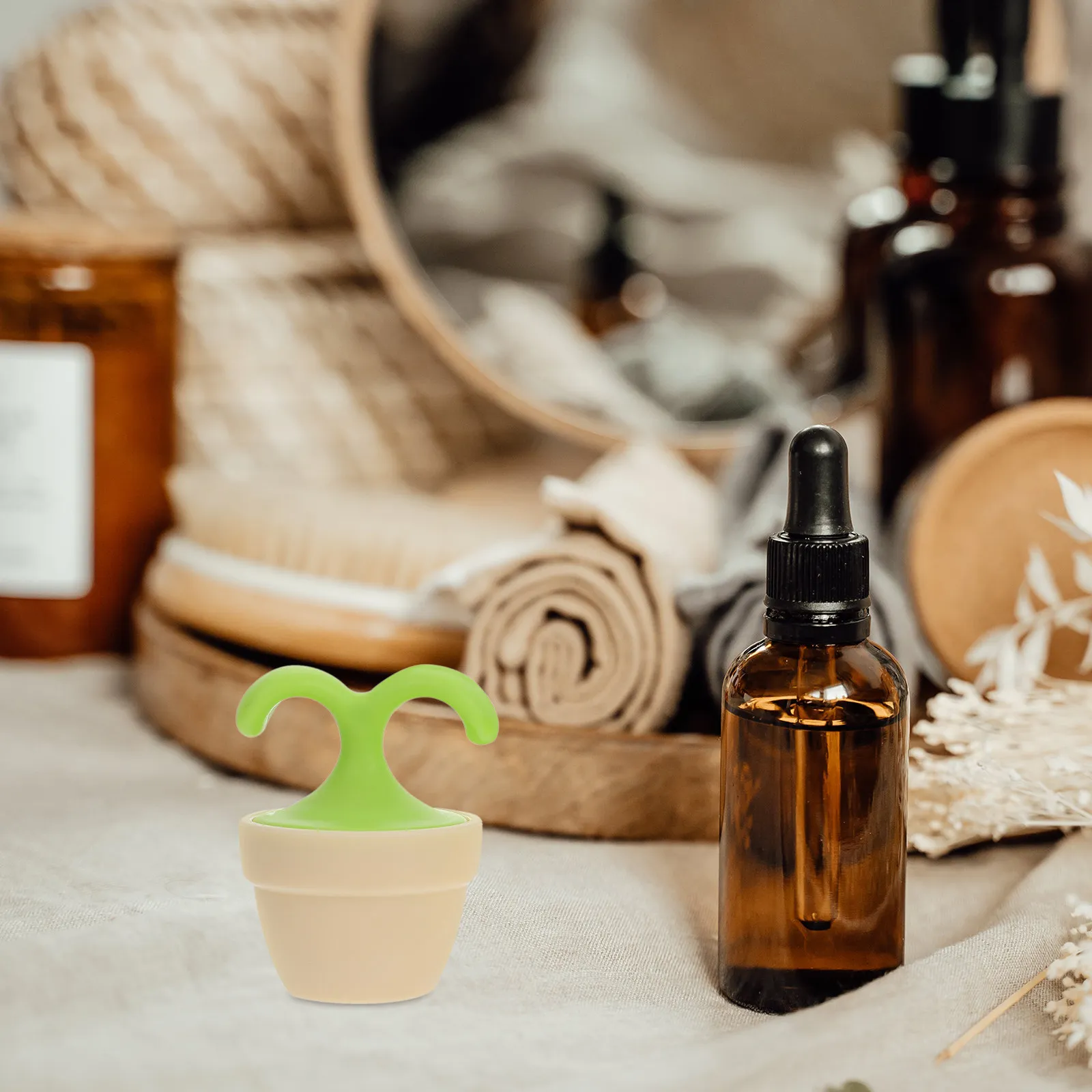 

2Pcs Rolling Ball Massager Smooth Surface Lightweight Portable Body Massage Tool for Neck Shoulder Back Home Care