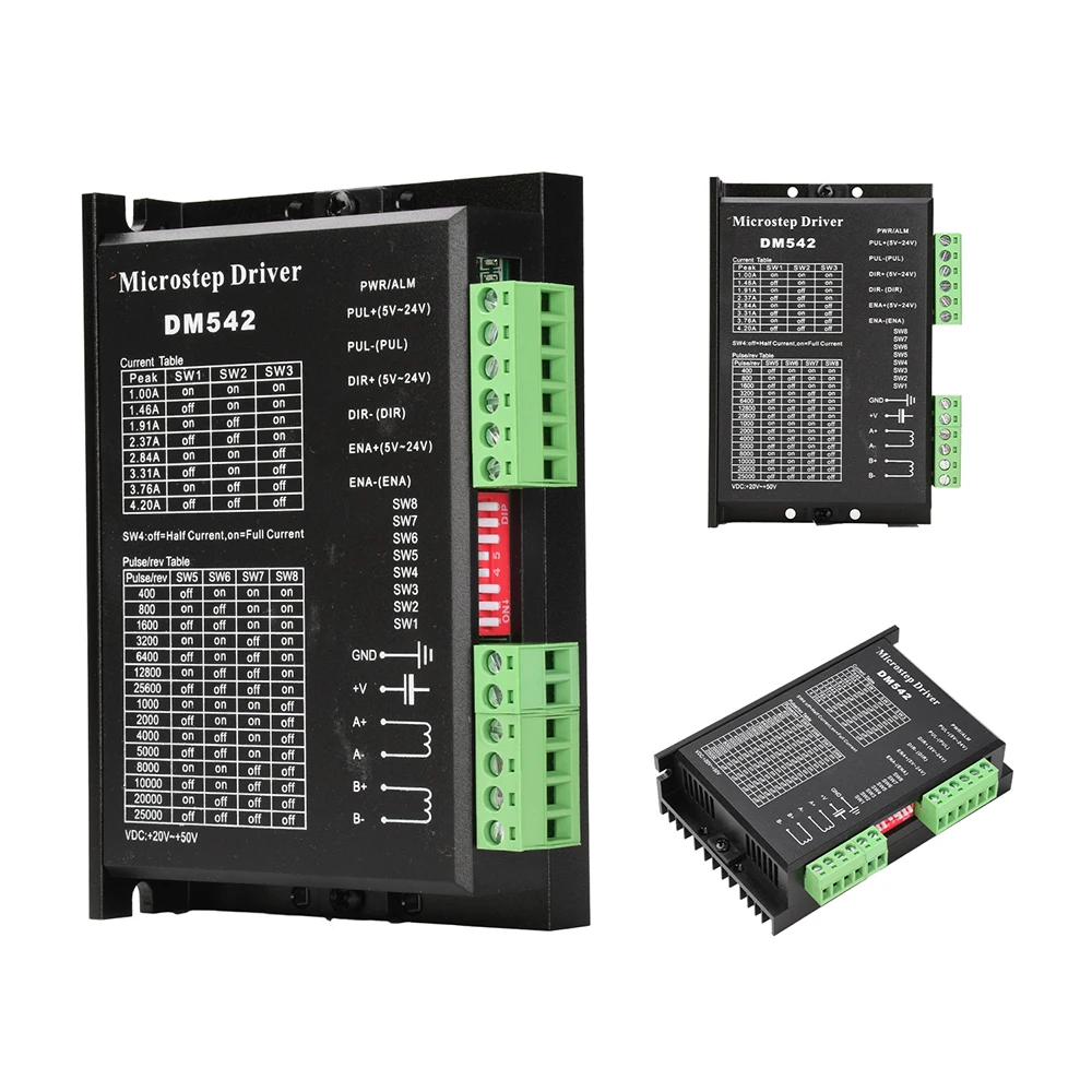 DM542 DM556 DSP Digital Stepper Motor Driver DC 20-50V 4.2A 5.6A For 42 57 Stepper Motor CNC Controller