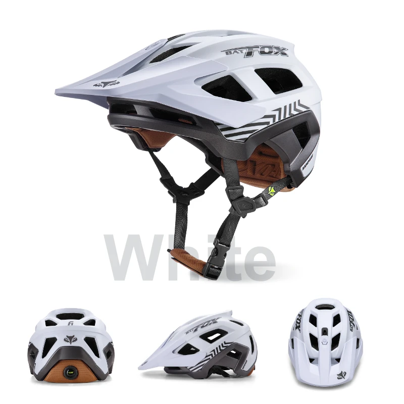 BATFOX Mountainbike-Helm mit austauschbarem, warmem Ohrenschutzfutter, Winter-Elektroroller-Sicherheitsausrüstung, MTB-Fahrradhelme – Detail 31