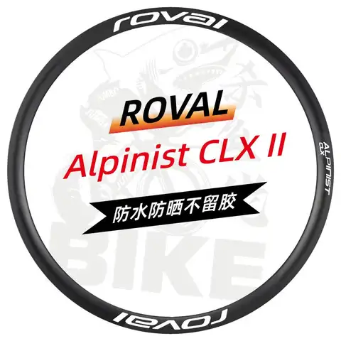 도로 자전거 바퀴 세트 스티커-Alpinist CLX 2 자전거 림 데칼 사이클링 액세서리 자전거 방수 장식 스티커
