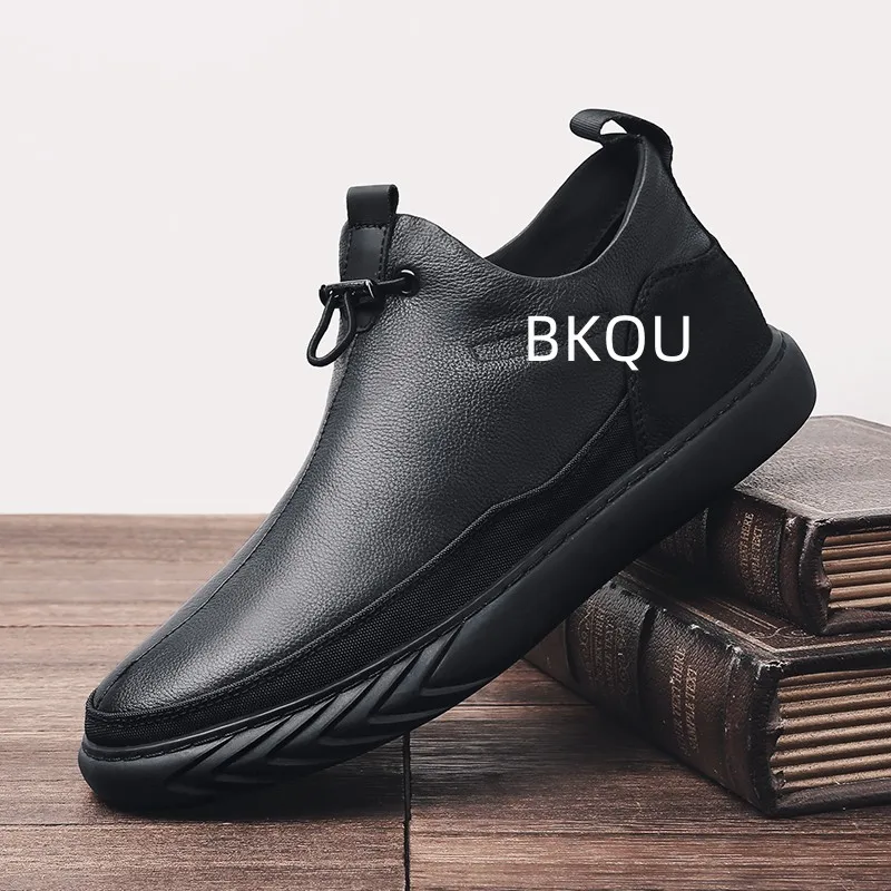 Low Cut Boots for Men Round Toe Comfortable Fashion Breathable Wear-Resistant Outdoor Casual Platform Shoes Spring Autumn Main