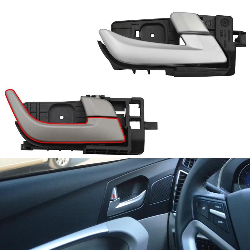 Inner Door Handle For Geely Emgrand EC718 715RV 2009-13 2014-17 Interior Front Rear Left Right Door Handle Car Accessories