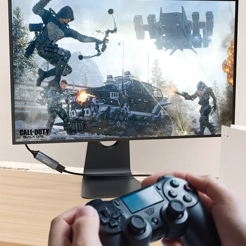 Карта видеозахвата 4K Type-C 1080p 60fps HDMI USB 3.0 2.0 USB-C Game Grabber Запись для камеры PS4 Ноутбук ПК Прямая трансляция