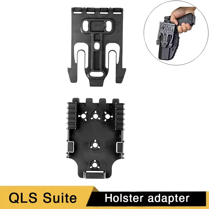 

Tactical locking system adapter, QLS 19/22 kit, pistol holster adapter, quick locking system kit. Shooting training air gu
