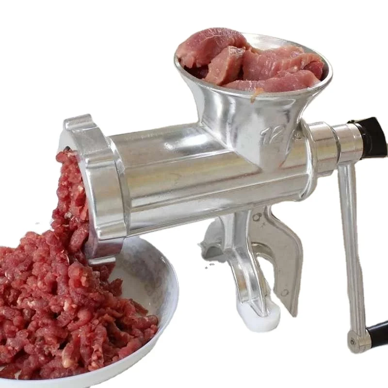 Manual Meat Grinder Sausage Maker Stainless Steel Sausage Stuffed Pasta Maker Meat Vegetable Grinder Mincer for Home