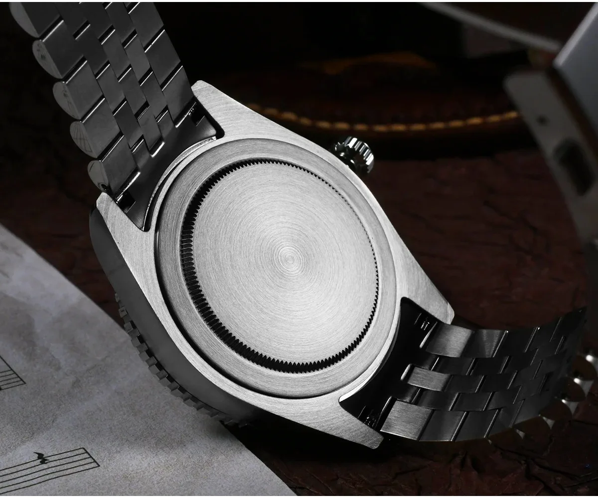 San Martin-Montre-bracelet mécanique rétro automatique Gstuff pour homme, montre-bracelet de luxe, étanche à 200m, lunette saphir Shoous C3, NH34