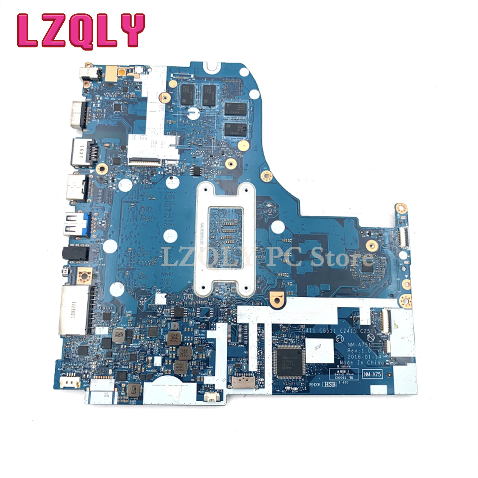 For Lenovo Ideapad 310-15ISK 510-15ISK CG411 CG511 CZ411 CZ511 NM-A751 Laptop Motherboard 5B20L3743 N16S-GTR-S-A2 100% Tested