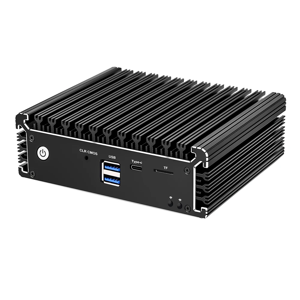 Baru 11 Gen Celeron N5105 2.5G PfSense Router 4 * Lntel I225 Nics 2 * DDR4 NVMe TPM Router Lembut Tanpa Kipas Mini PC Firewall VPN Server