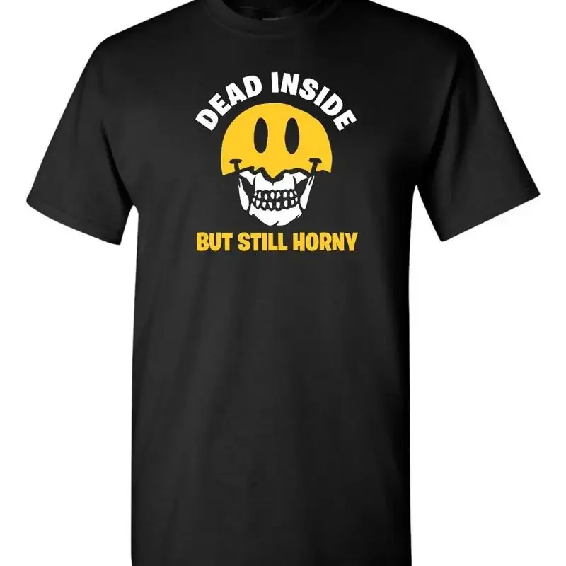 Dead Inside But Still Horny Halloween Men's T Shirt 218