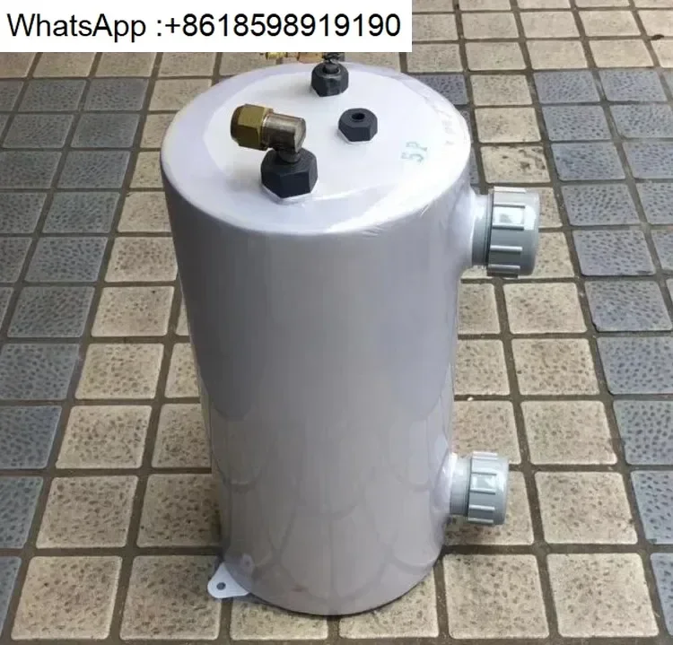 

Titanium tube evaporator titanium cannon fish pond chiller refrigeration ice bucket radiator pure titanium heat exchanger