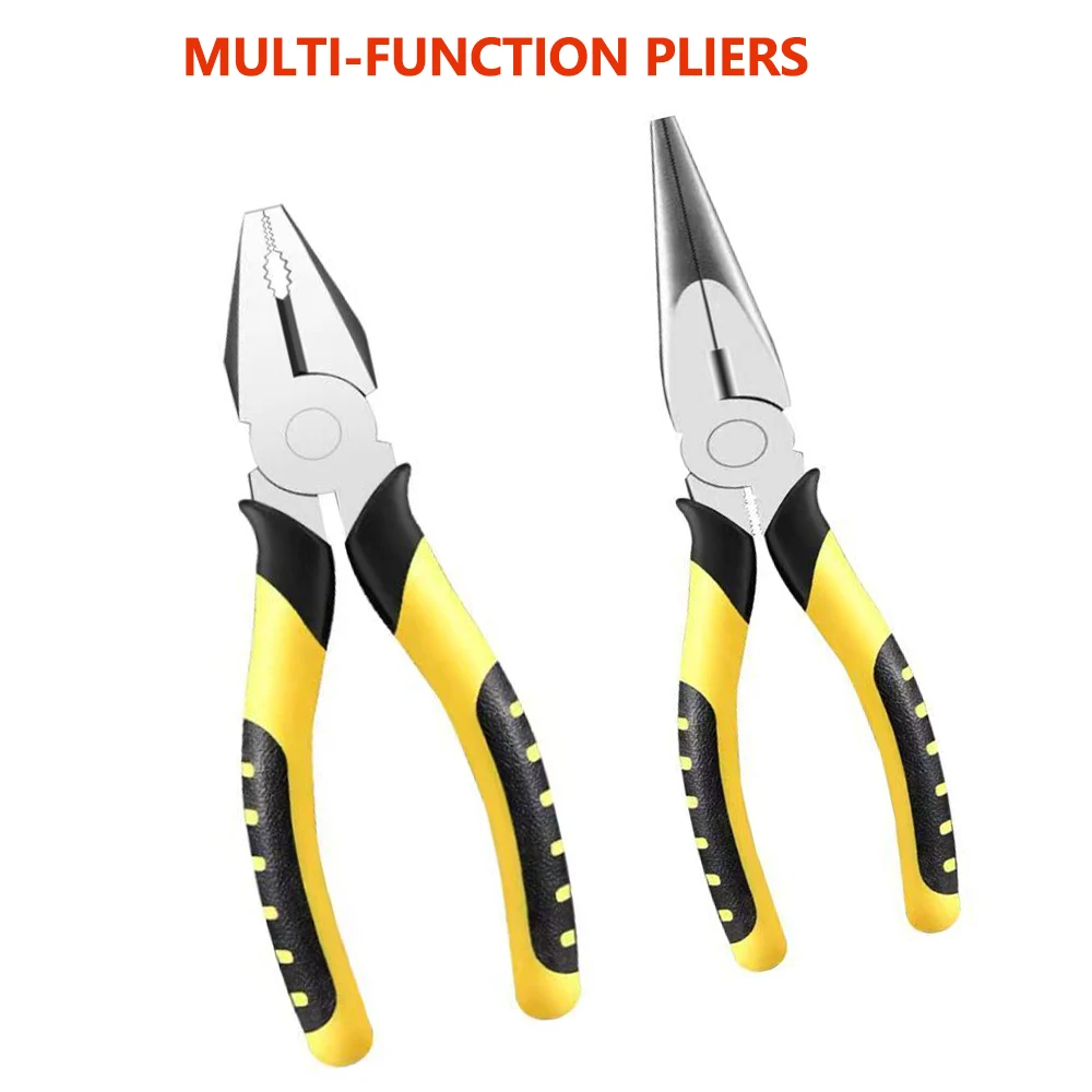 

Multi-function Pliers Needle Nose Plier Long Nose Plier For Clamping Stripping Electrician Maintenance Repair Hand Tool