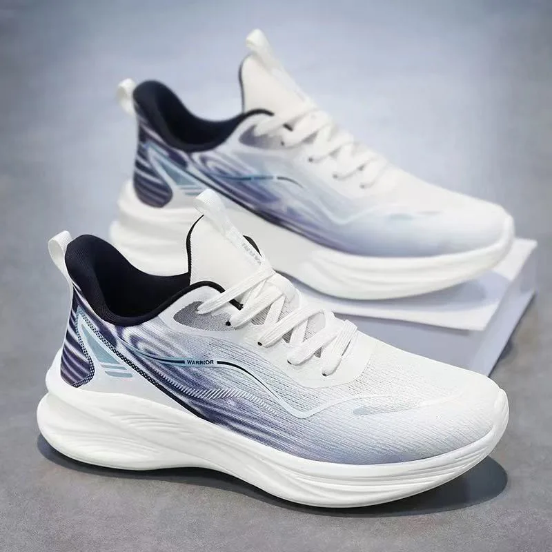 

Summer Men's Breathable Mesh Sports Shoes Anti-Slip Wear-Resistant Outdoor Running Shoes for Active Comfort