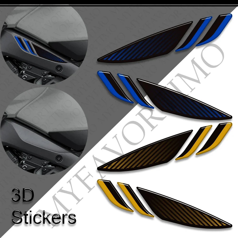 Motorcycle 3D Tank Pad Fuel Cap Knee Grip Fairing Fender Handguard Stickers Decals For Yamaha Tracer 9 GT 9GT 9GT+ 2025 - 2026