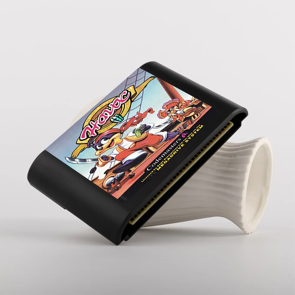 Retro High Seas Havoc 16bit  game cartridge EUR Version for Sega Megadrive video game consoles