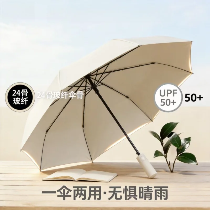 A must-have reinforced umbrella for travel, sun protection for both weather and rain, and a more versatile model
