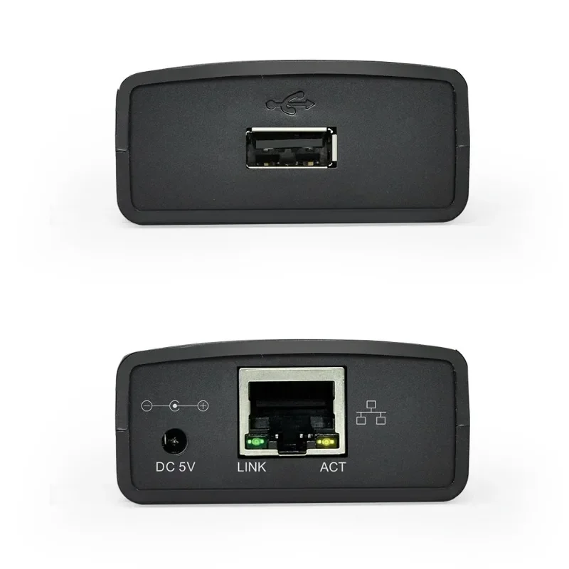 USB 2.0 LRP Print Server Share a LAN Ethernet Networking Printers Power Adapter USB HUB 100Mbps Network Print Server