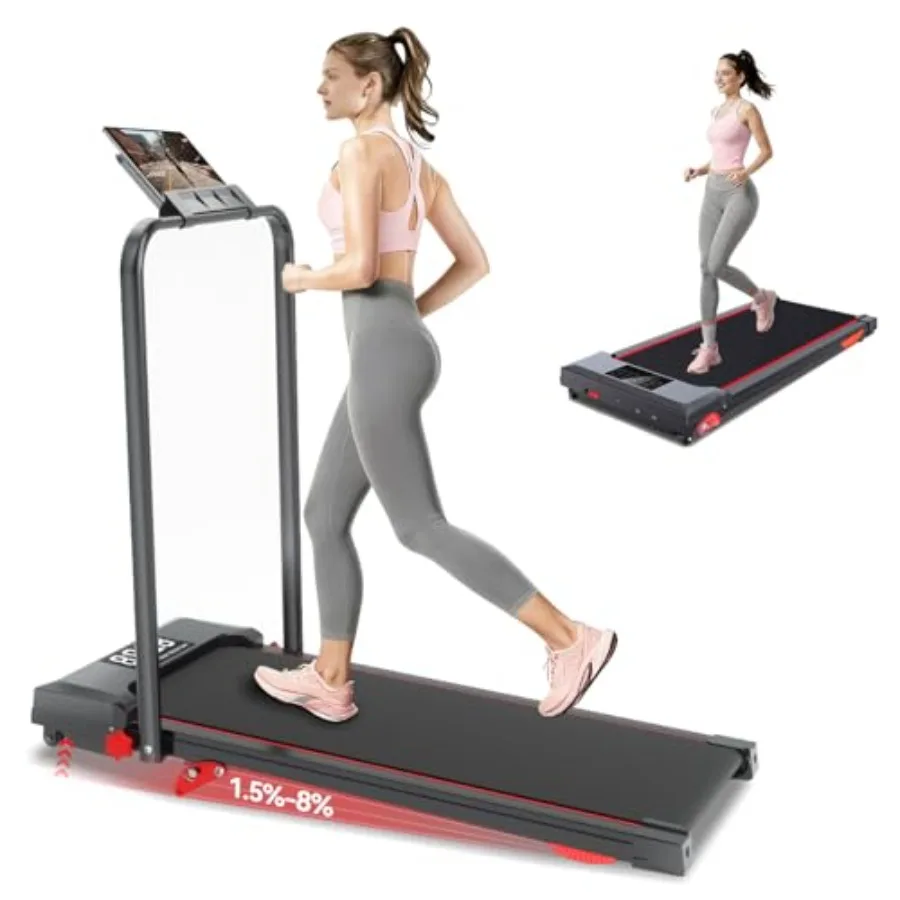 

3 in 1 Under Desk Treadmill with Handle Bar and Incline for Home Office Use Features Hiking Mode and 2.5HP Low Noise Motor Port
