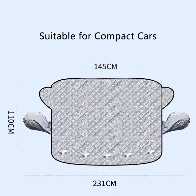 Car Sunshade High-efficiency Heat Resistance Sar Sun Visor for Baby UV Blocking Car Sunshade Cover Winter Anti-icing Accessories
