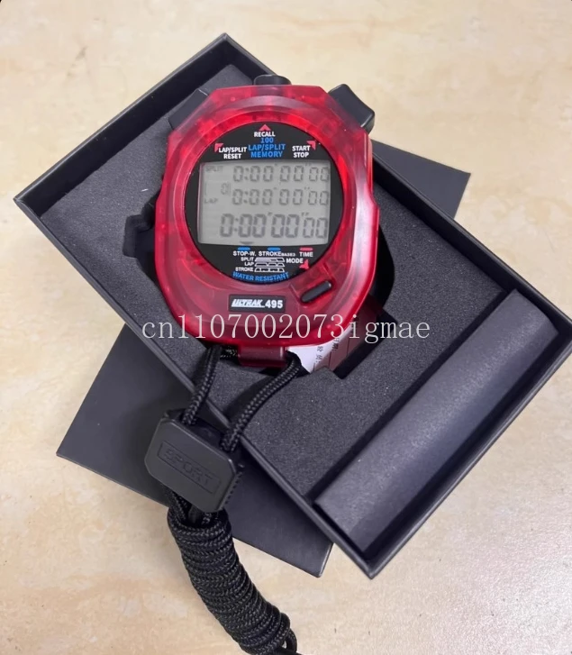 DT495 three-row 100-lane memory stopwatch competition special coach referee track and field training