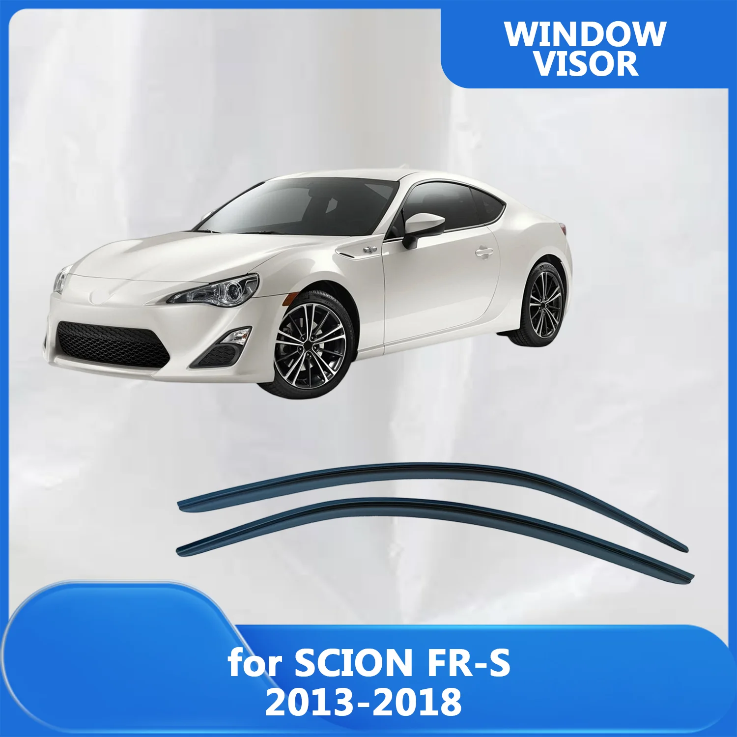 

For SCION FR-S 2013 2014 2015 2016 2017 2018 Wind Deflectors Rain Guards Door Visor Wind Rain Guard Accessories Outside-Mount