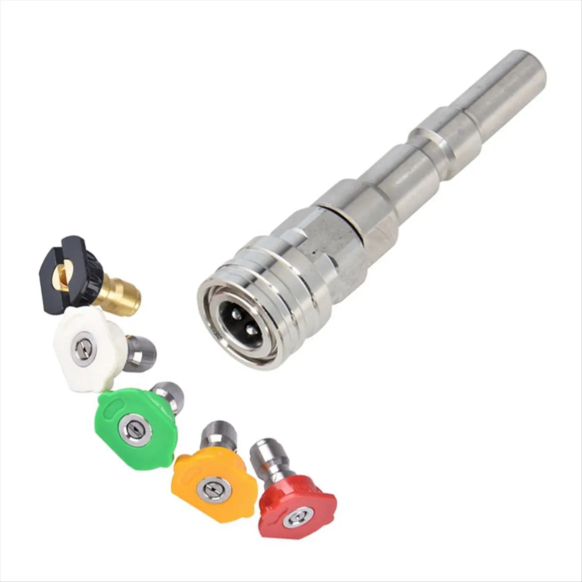 A89X High Pressure Wash Tool Adaptor for KEW ALTO WAP CALM to 1/4inch Quick Connect with Spraying Nozzles
