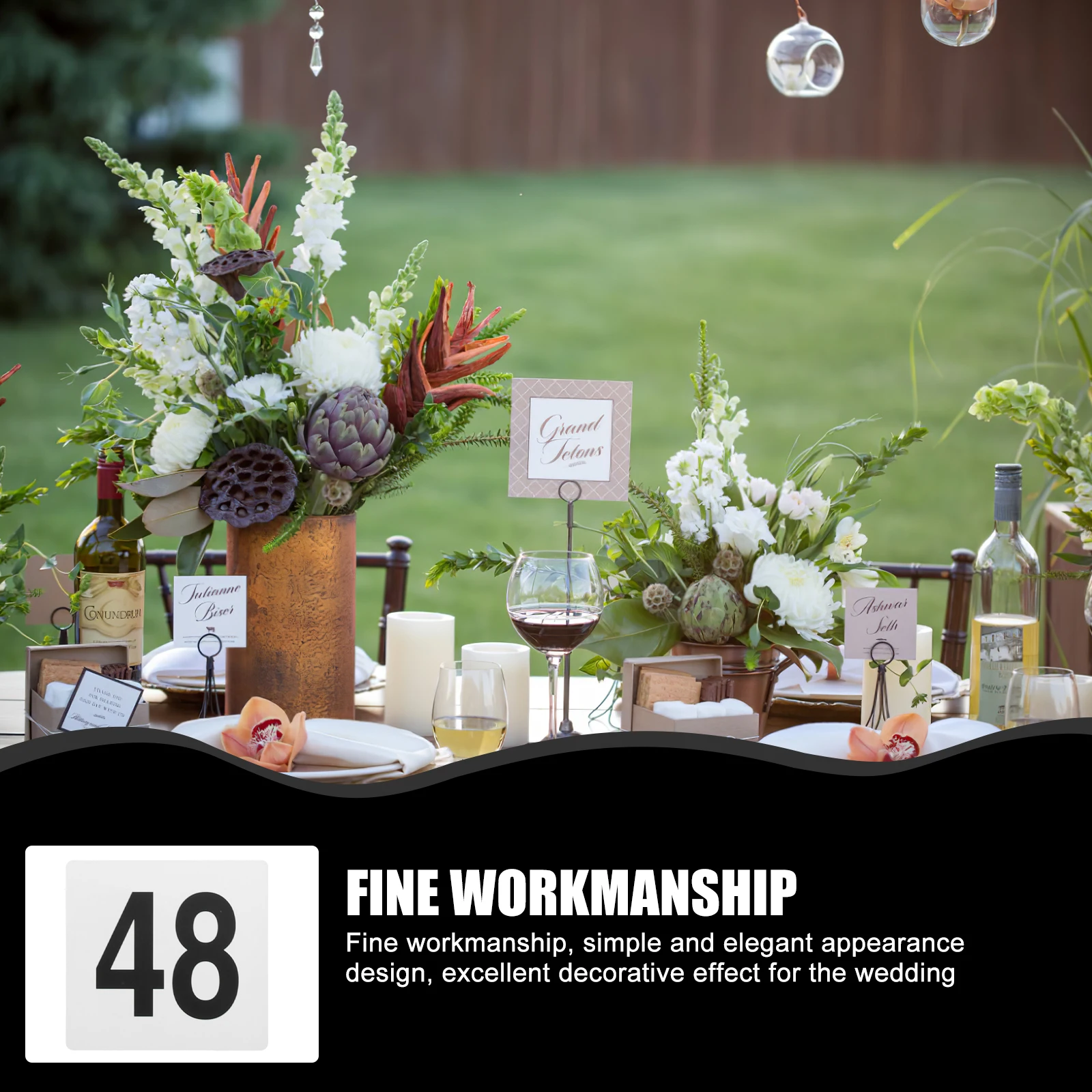 

25pcs Digital Table Number Signs Plastic Seat Wedding Reserved Numeral Reception Accessories Reusable Chair Table