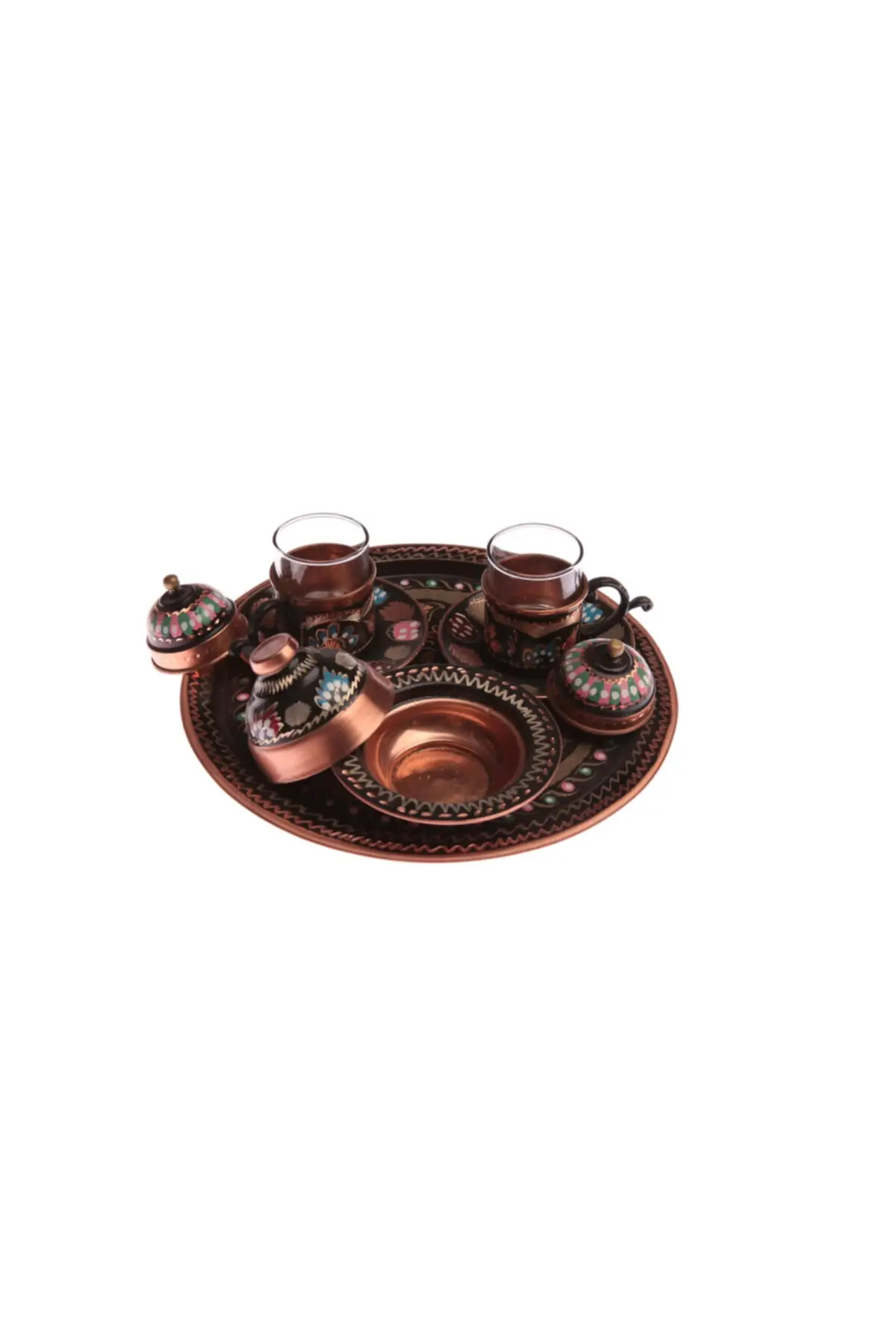 Copper design 2 pcs coffee set copper design 2 'pcs coffee set Cooper Luxury Cups