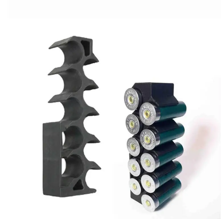 

12-Round Tactical Shotgun Shell Holder with Clip for Airsoft, Hunting, Shooting Gear Ammo Pouch Mag Pouch