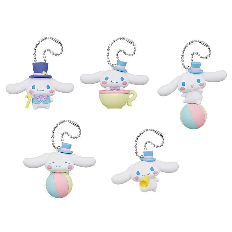 

Original Sanrio Japan Gashapon Figure Anime Cute Cinnamoroll Circus Troup Keychain Kawaii Figurine Gacha Capsule Toys Gift