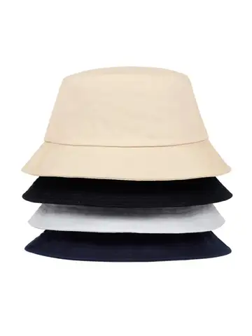 Unisex Solid Color Light Plate Personality Bucket Hats Fishermen Caps Outdoor Casual Cap Men Women Sunscreen Hat